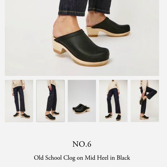 No 6 Old School Clog - Picture 1 of 9